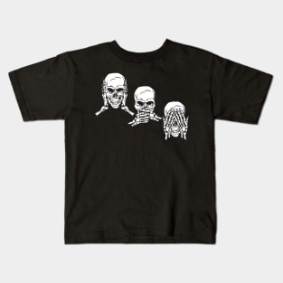 Hear No Evil, Speak No Evil, See no Evil Kids T-Shirt